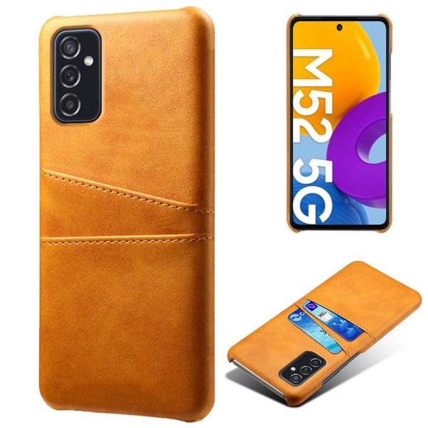 Dual Card Suojakotelo Samsung Galaxy M52 5G - Oranssi Orange