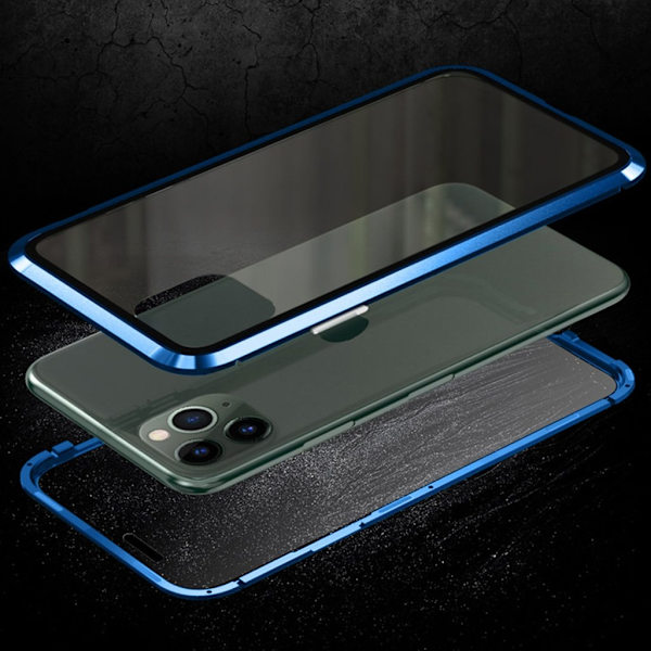 Luphie Sword iPhone 11 Pro Alu-Bumper + Glas - Blå Blue