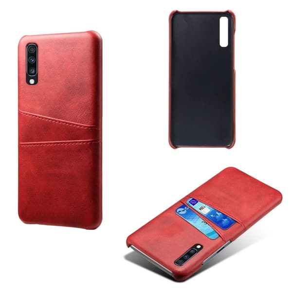 Dual Card Samsung Galaxy A70 kuoret - Punainen Red