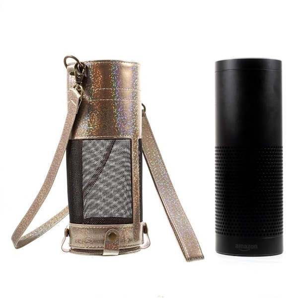 Amazon Echo Show Läder fodral väska - Guld Guld