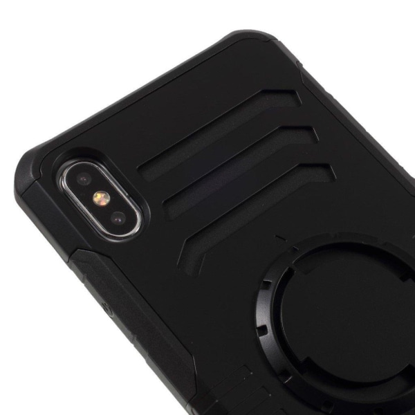 iPhone 9 Plus Magneetti Laatalla Varustettu Hybriidi Muovinen Ta Black