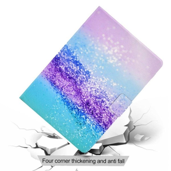 Cool pattern leather case for Lenovo Tab M10 - Colorful Glittery Multicolor