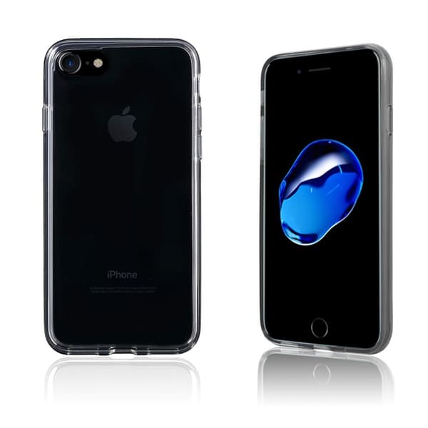 Wulff iPhone 7 / 8 Kirkas Joustava Geelikuori - Läpinäkyvä Transparent