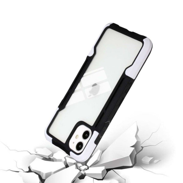 Stødsikkert beskyttelses cover til iPhone 12 / 12 Pro - Sort / H White