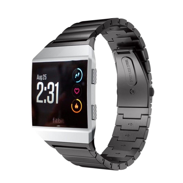 Fitbit Ionic rem i rustfri stål - Sort Black