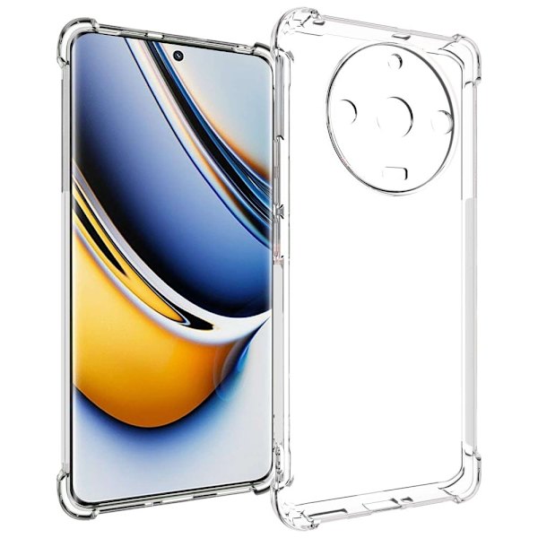 Lux-Case Airbag-cover til Realme 11 Pro Plus Transparent