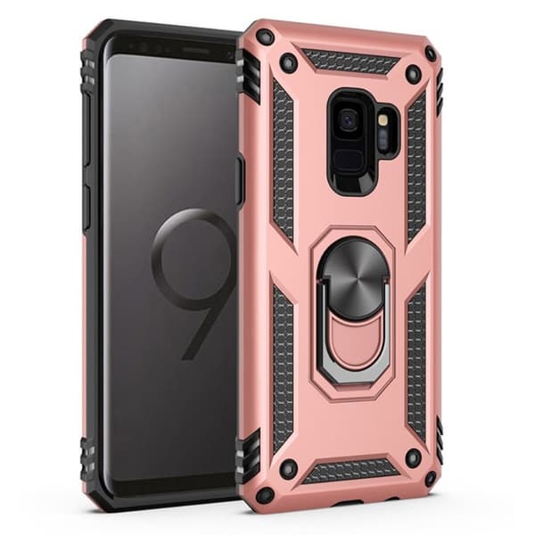 Bofink Combat Samsung Galaxy S9 cover - Rødguld Pink