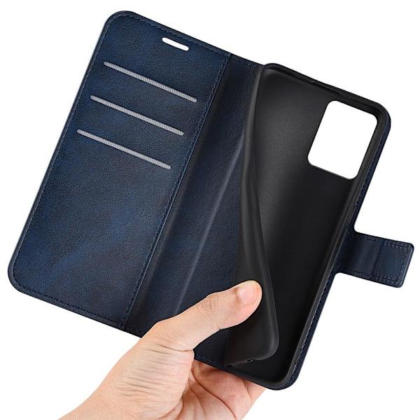 Lompakko Nahkakotelo For Motorola Moto G73 - Sininen Blue