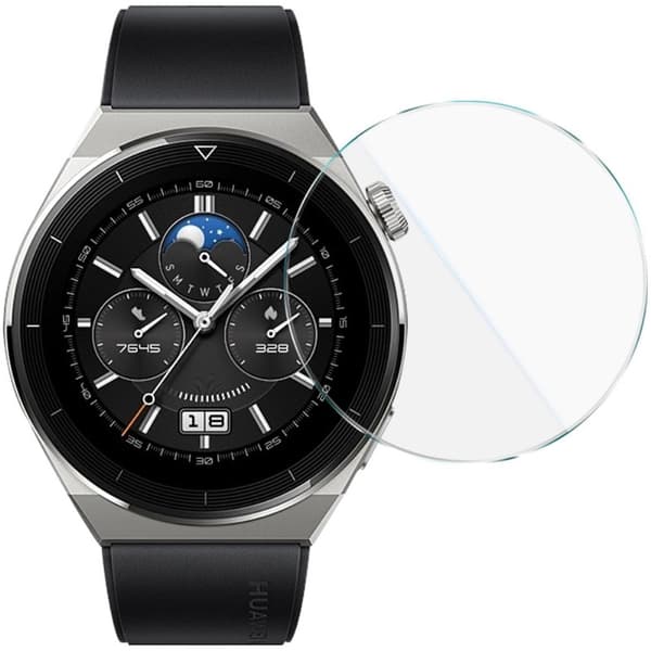 IMAK Huawei Watch GT 3 Pro 46mm Tempered Glass Screen Protector with Positioning Tool Transparent