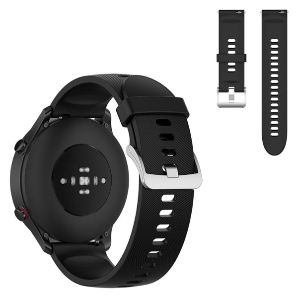 Xiaomi Mi Watch Color Sports silikoninen ranneke - Musta Black