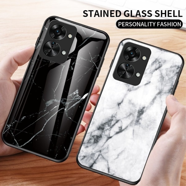 Fantasy Marmor OnePlus Nord 2T skal - Vit Marmor Vit