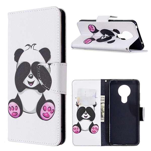 Wonderland Nokia 5.3 Etui - Sød Panda Multicolor