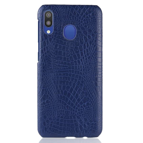 Croco Samsung Galaxy M20 deksel - Blå Blue