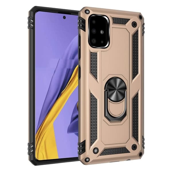 Bofink Combat Samsung Galaxy A51 deksel - Gull Gold