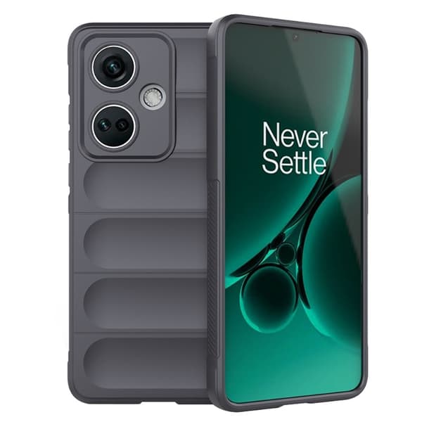 Mjukt greppformat OnePlus Nord CE 3 skal - Silver/Grå Silvergrå