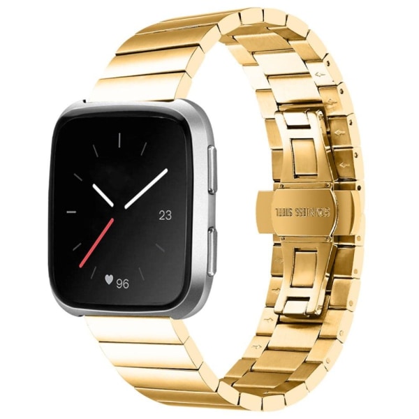 Fitbit Versa 2 / Versa Lite klockarmband i rostfritt stål - Guld Guld