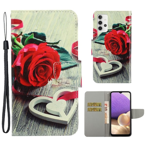 Wonderland Samsung Galaxy A32 fodral -Flerfärgad multifärg
