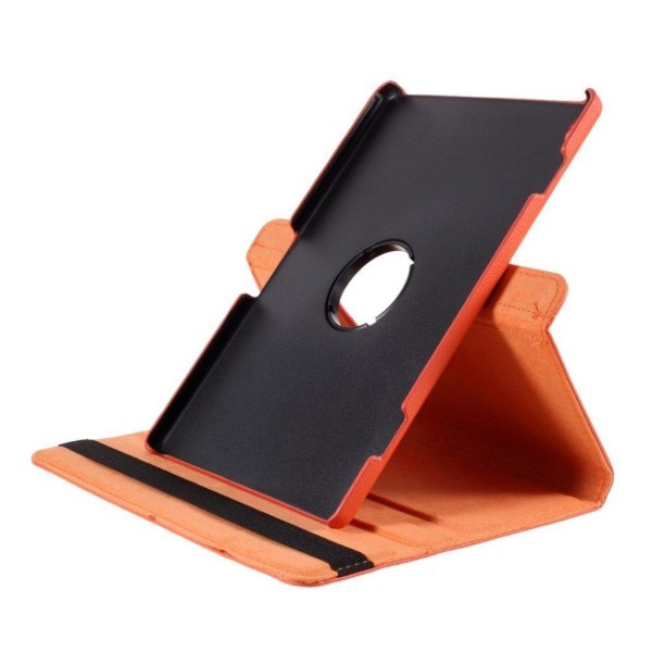 Lenovo Tab M10 360 graders roterbart läderfodral - Orange Orange