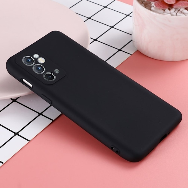 Matte Liquid OnePlus 9RT 5G silikone cover - Sort Black