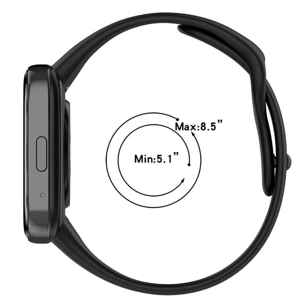 Xiaomi Redmi Watch 3 Active / Lite 3 silikoniranneke - Valkoinen White