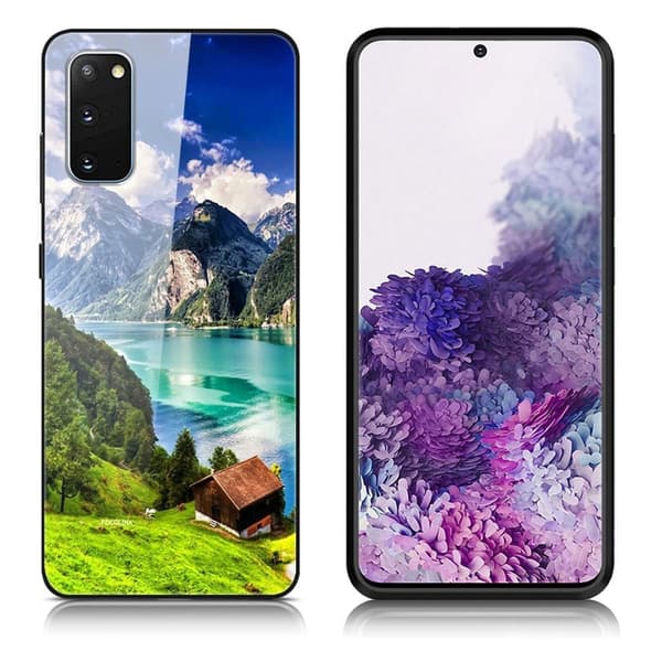 Fantasy Samsung Galaxy S20 deksel - Mountain og River Multicolor