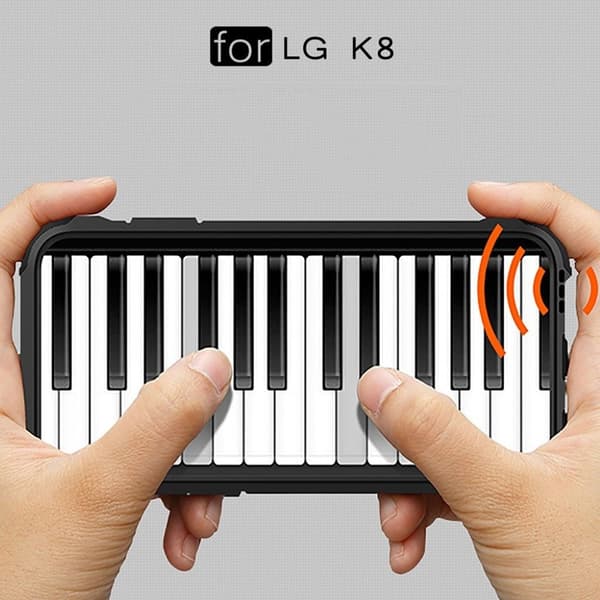 Jernside LG K8 deksel - Svart Black