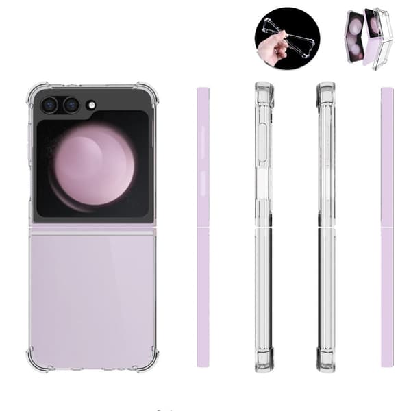 Lux-Case Airbag Samsung Galaxy Z Flip6 skal Transparent