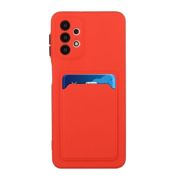 Samsung Galaxy A32 skal med korthållare - Röd Röd