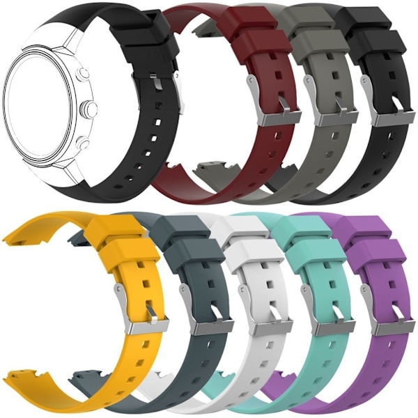 Asus ZenWatch 3 erstatsningsrem - Grå Silver grey