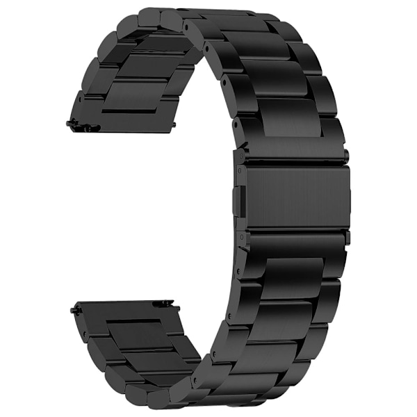 Samsung Galaxy Watch 5 / 5 Pro / Watch 4 urrem i rustfrit stål - Sort Black