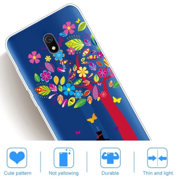 Deco Xiaomi Redmi 8A skal - Färgglatt Träd multifärg