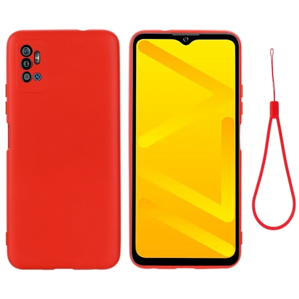 Matte Liquid silikone cover til ZTE Blade A71 - Rød Red