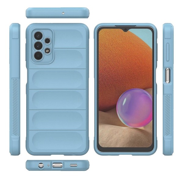 Blødt grebsformet cover til Samsung Galaxy M32 5G / Samsung Galaxy A32 5G - Blå Blue
