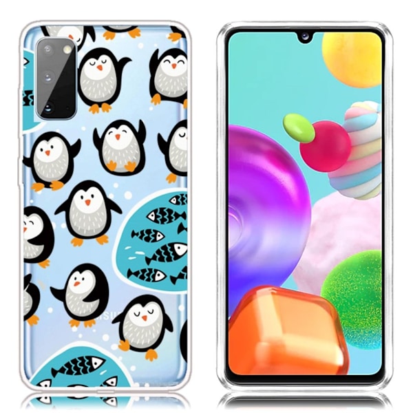 Deco Samsung Galaxy A41 skal - Liten Pingvin Vit