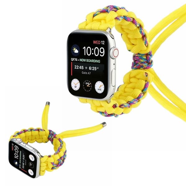 Apple Watch Series 6 / 5 44mm braid style klockarmband - gul Gul