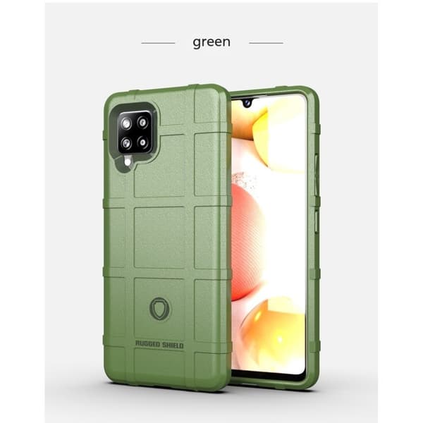 Rugged Shield Etui Samsung Galaxy A42 5G - Grønn Green