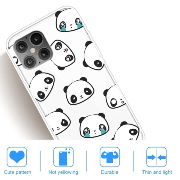 Deco iPhone 12 / 12 Pro case - Pandas White