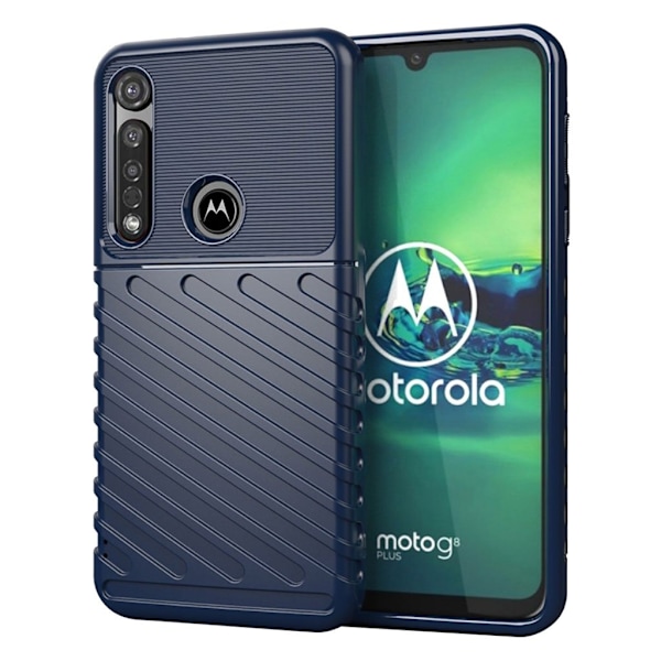 Thunder Motorola Moto G8 Plus etui - Blå Blue