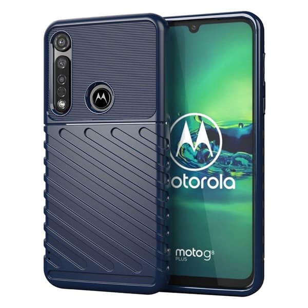 Thunder Motorola Moto G8 Plus kuoret - Sininen Blue