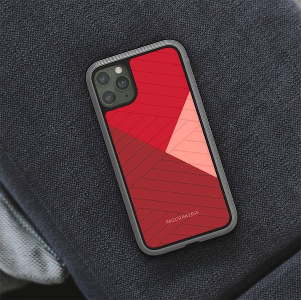 Raigor Inverse BECKLEY -suoja iPhone 11:lle - Punainen Red