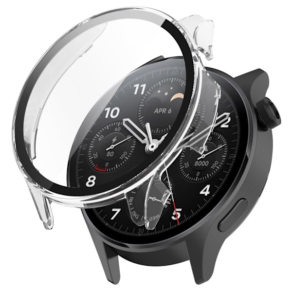 Xiaomi Watch S1 Pro protective case with tempered glass - Transparent Transparent