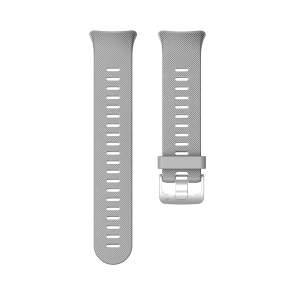 Garmin Forerunner 45 silikoninen kellonauha - Harmaa Silver grey