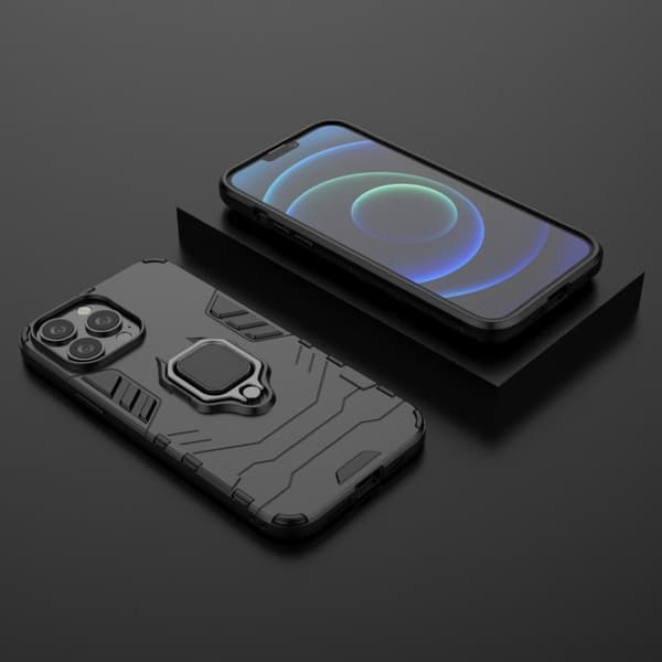 Ring Guard - iPhone 13 Pro Max - Musta Black