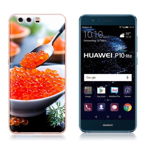 Huawei P10 Lite Skal med dessert motiv - kaviar multifärg