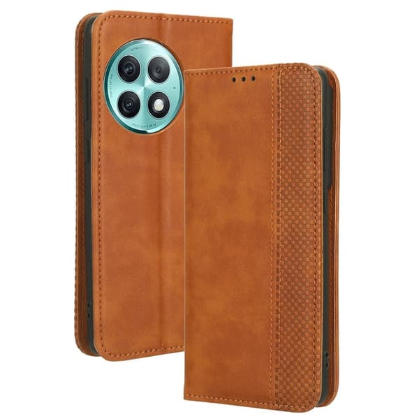Bofink Vintage OnePlus Ace 2 Pro 5g Læretui - Brun Brown