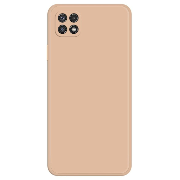 Skråt gummicover mod fald til Samsung Galaxy A22 5G - Orange Orange