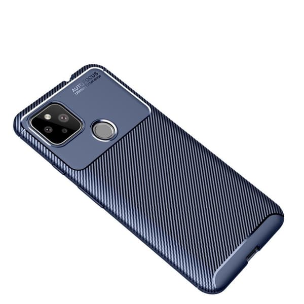 Carbon Shield Google Pixel 5 XL deksel - Blå Blue