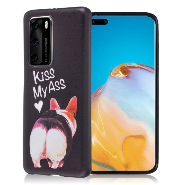 Imagine Huawei P40 Pro kuoret - suutele takapuoltani Multicolor