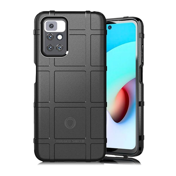 Rugged Shield Etui Xiaomi Redmi 10 - Sort Black