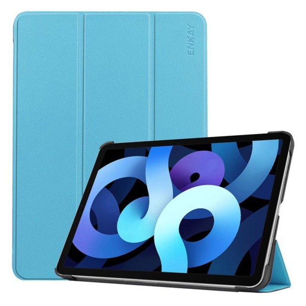 ENKAY tri-fold iPad Air (2020) / Pro 11 inch (2018) læder etui - babyblå Blue